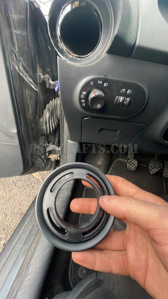 Стойка за уред на мястото на страничния въздуховод на SEAT IBIZA 6L , 3Д принт, car part, auto accessory, replacement part, custom, 3D print