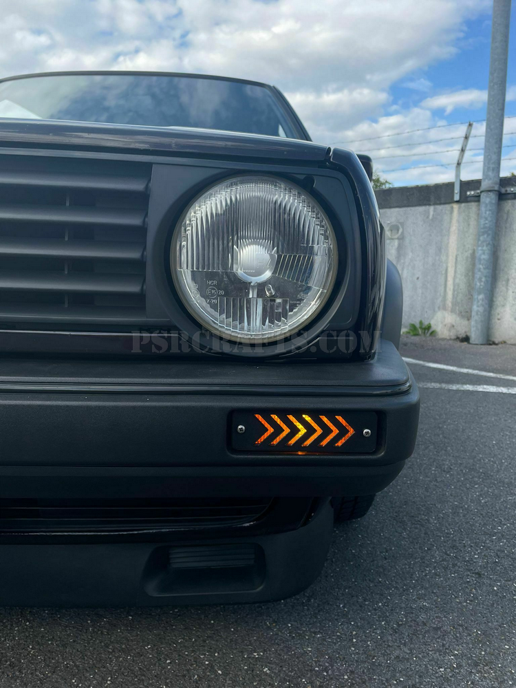 Решетки за мигач на ТЯСНА броня на VOLKSWAGEN (VW) GOLF 2 - стрелки , 3Д принт, car part, auto accessory, replacement part, custom, 3D print