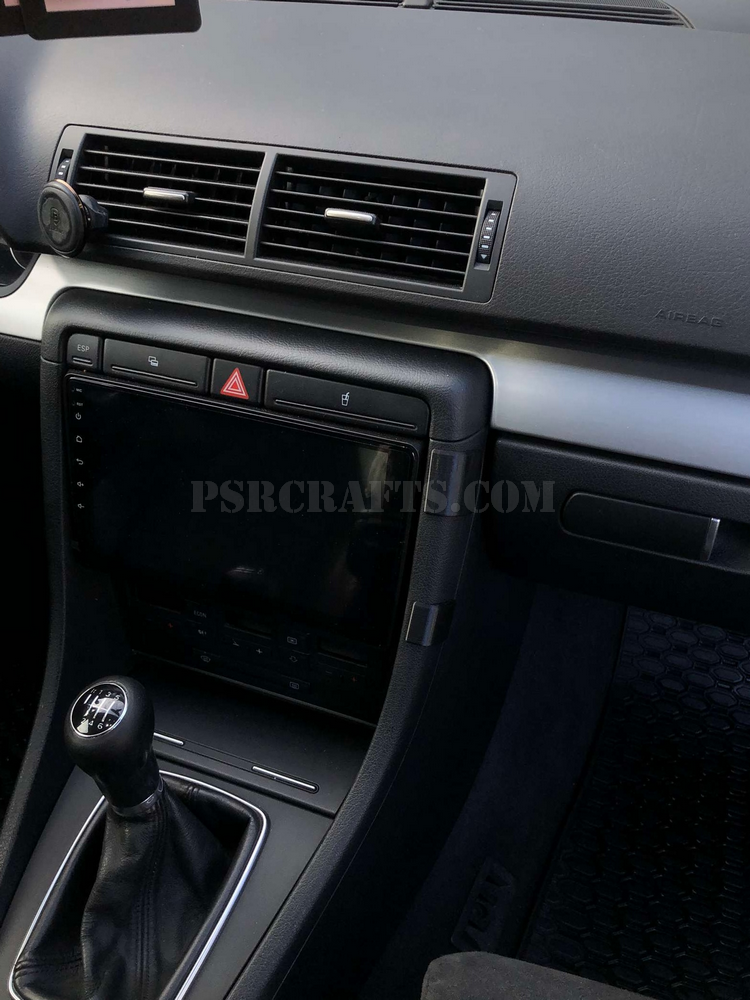 Комплект тапи за табло на мястото на стойката за телефон на AUDI A4 B6 , 3Д принт, car part, auto accessory, replacement part, custom, 3D print