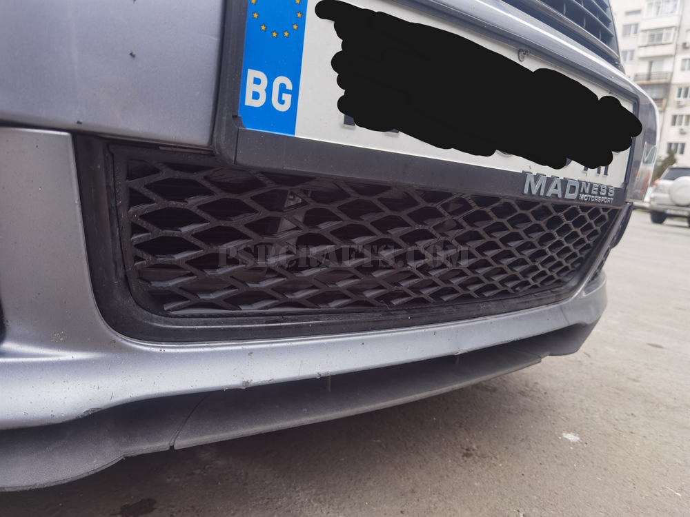 Средна ДОЛНА решетка на броня на AUDI A4 B6 S-LINE , 3Д принт, car part, auto accessory, replacement part, custom, 3D print