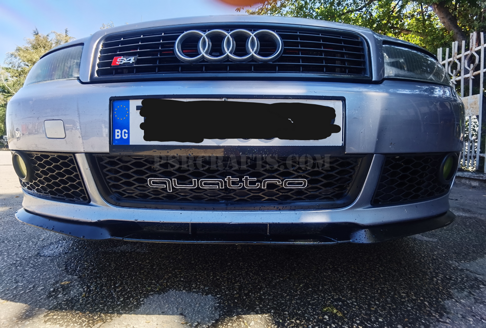 Средна ДОЛНА решетка на броня на AUDI A4 B6 S-LINE , 3Д принт, car part, auto accessory, replacement part, custom, 3D print