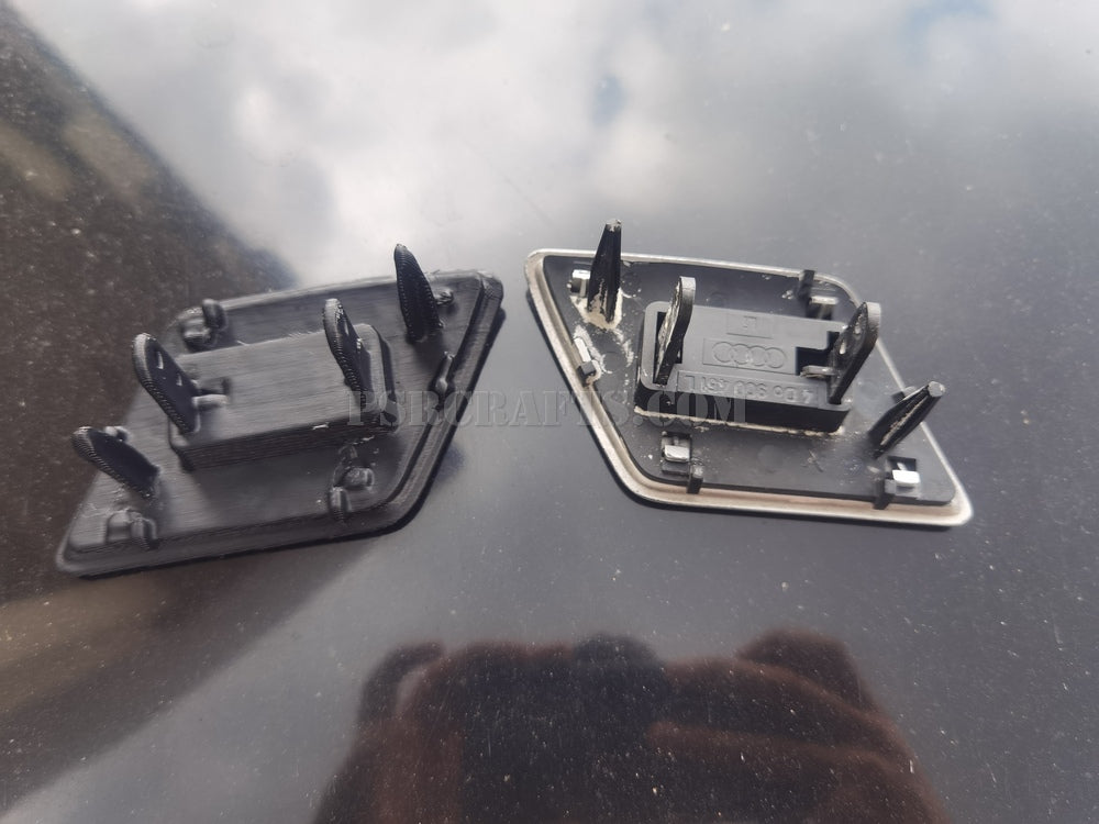 Капачки за пръскалките на фаровете на AUDI S6 C5 2004-2011 , 3Д принт, car part, auto accessory, replacement part, custom, 3D print