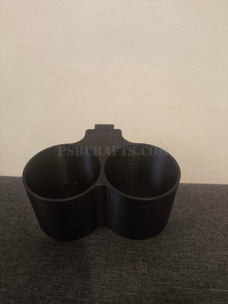 Двойна поставка за чаши за BMW E60-E61 , 3Д принт, car part, auto accessory, replacement part, custom, 3D print