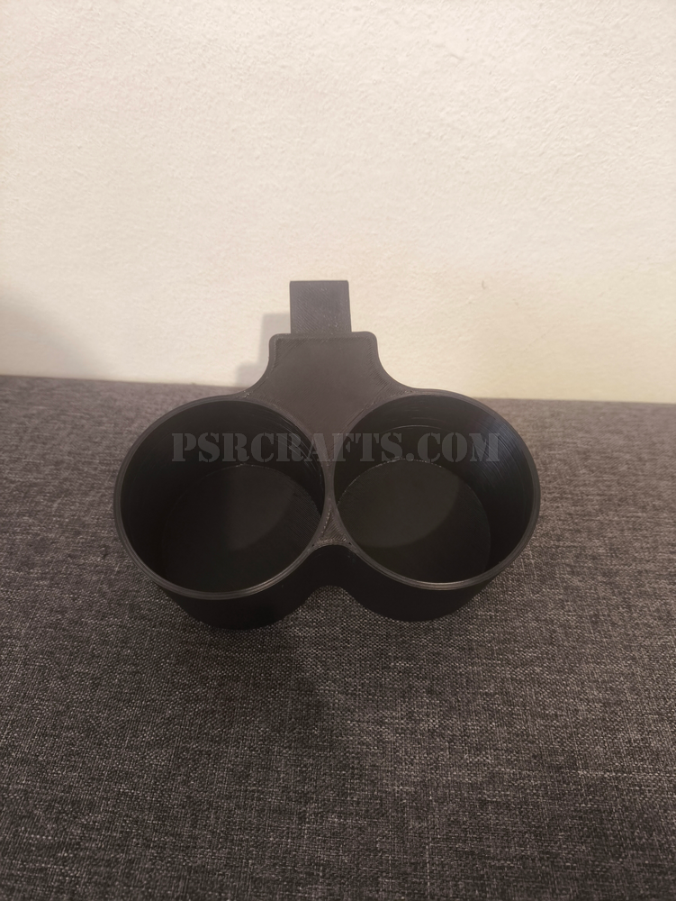 Двойна поставка за чаши за BMW E60-E61 , 3Д принт, car part, auto accessory, replacement part, custom, 3D print