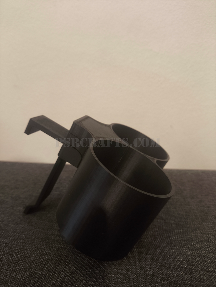 Двойна поставка за чаши за BMW E60-E61 , 3Д принт, car part, auto accessory, replacement part, custom, 3D print