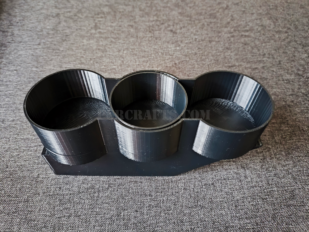 Тройна поставка за чаши за AUDI A3 8L , 3Д принт, car part, auto accessory, replacement part, custom, 3D print