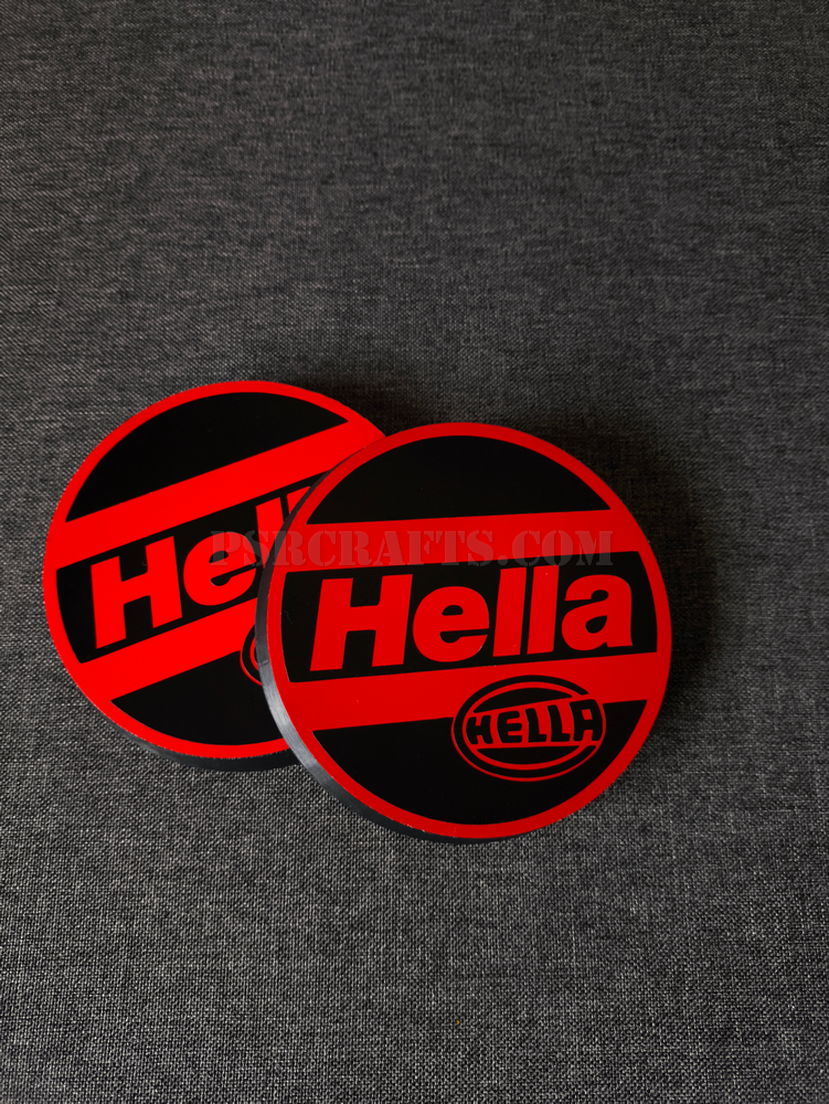 Комплект HELLA капаци на фарове за VOLKSWAGEN (VW) GOLF 2 - ЧЕРВЕНИ , 3Д принт, car part, auto accessory, replacement part, custom, 3D print