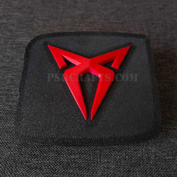 Дръжка за багажник с CUPRA лого за SEAT LEON 1M - ЧЕРВЕН , 3Д принт, car part, auto accessory, replacement part, custom, 3D print