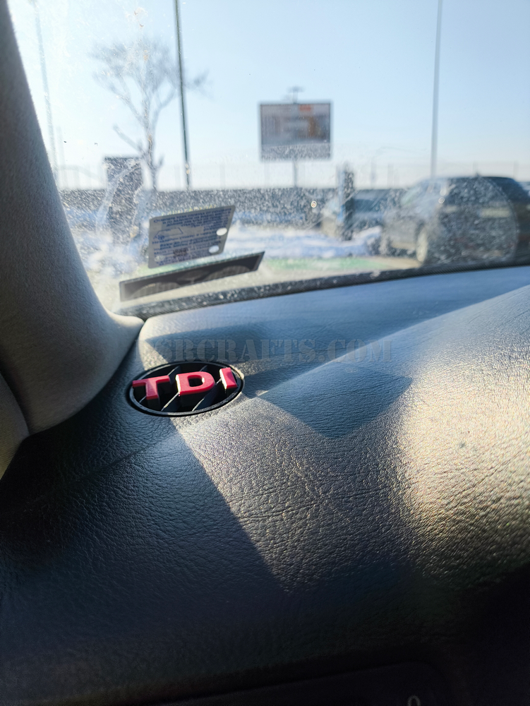 Комплект уникални въздуховоди на табло за VOLKSWAGEN AUDI SEAT с надпис TDI , 3Д принт, car part, auto accessory, replacement part, custom, 3D print