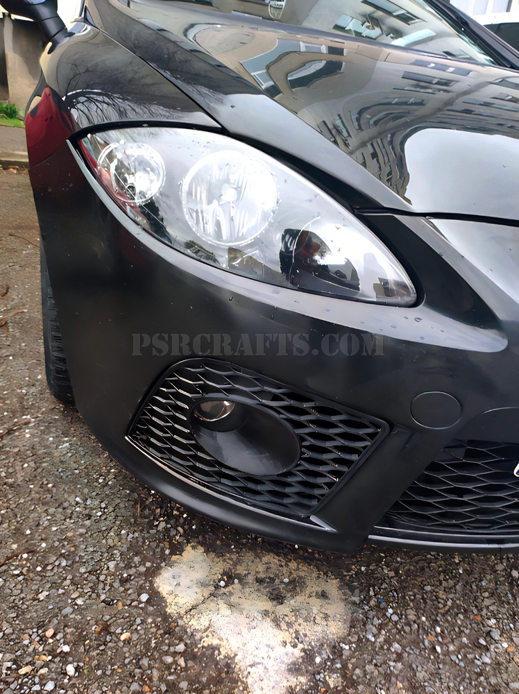 Решетки за халогените на SEAT LEON 2 1P FR , 3Д принт, car part, auto accessory, replacement part, custom, 3D print