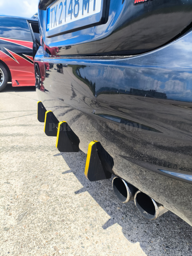 Дифузьори за задна броня на HONDA CIVIC 7 GEN , 3Д принт, car part, auto accessory, replacement part, custom, 3D print