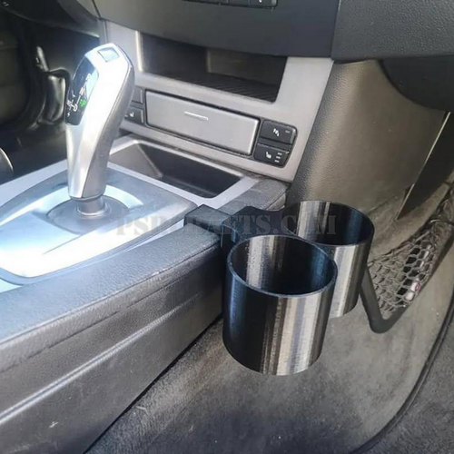 Двойна поставка за чаши за BMW E60-E61 , 3Д принт, car part, auto accessory, replacement part, custom, 3D print