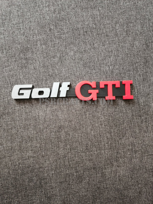 GOLF GTI бадж за заден капак на VOLKSWAGEN (VW) GOLF , 3Д принт, car part, auto accessory, replacement part, custom, 3D print