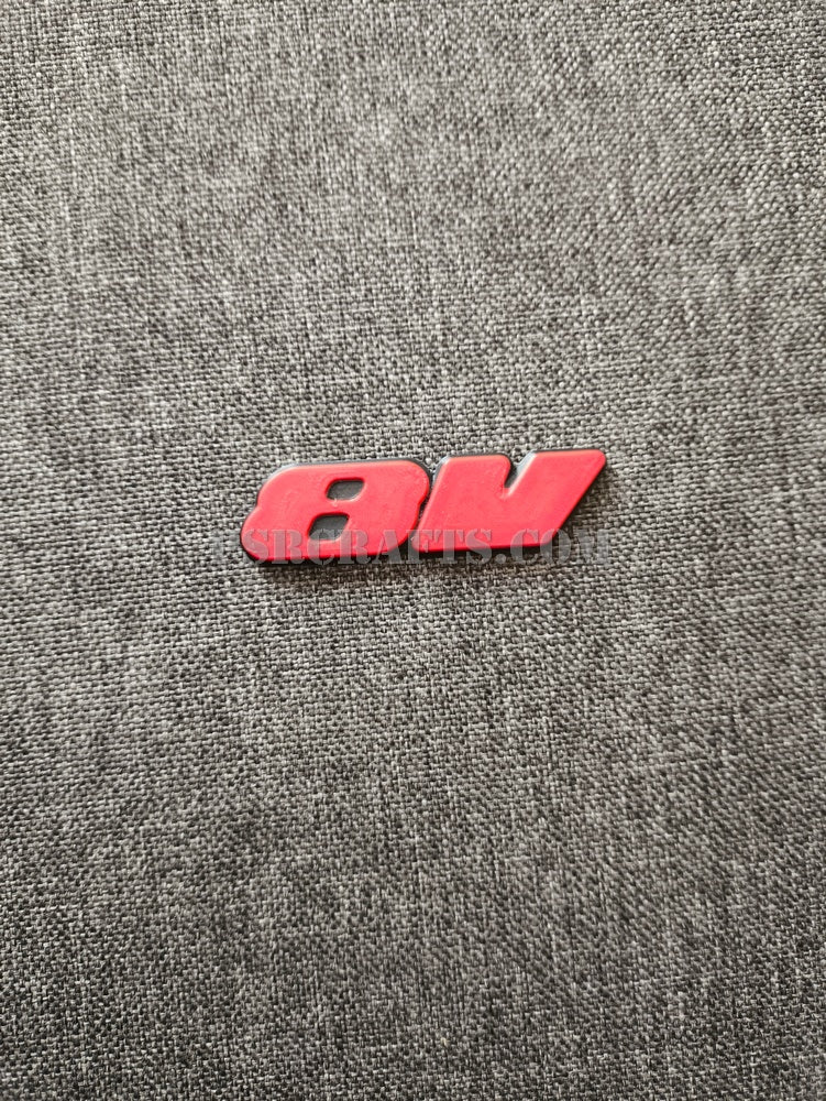 8V бадж за заден капак на VOLKSWAGEN , 3Д принт, car part, auto accessory, replacement part, custom, 3D print