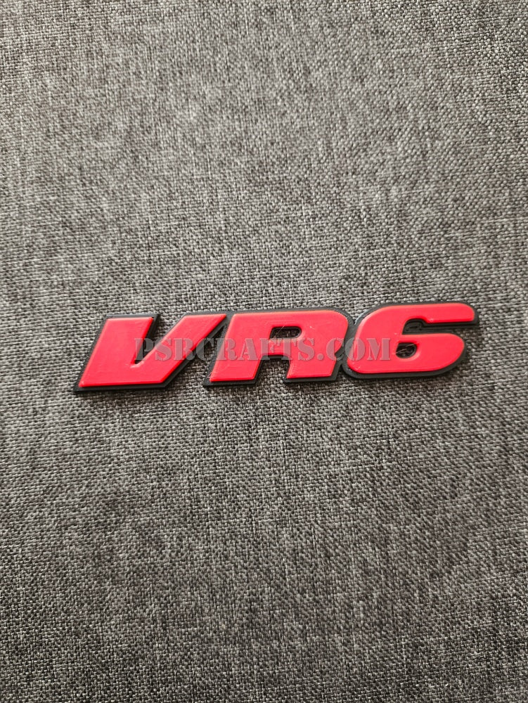 VR6 бадж за VOLKSWAGEN (VW) GOLF 3 , 3Д принт, car part, auto accessory, replacement part, custom, 3D print