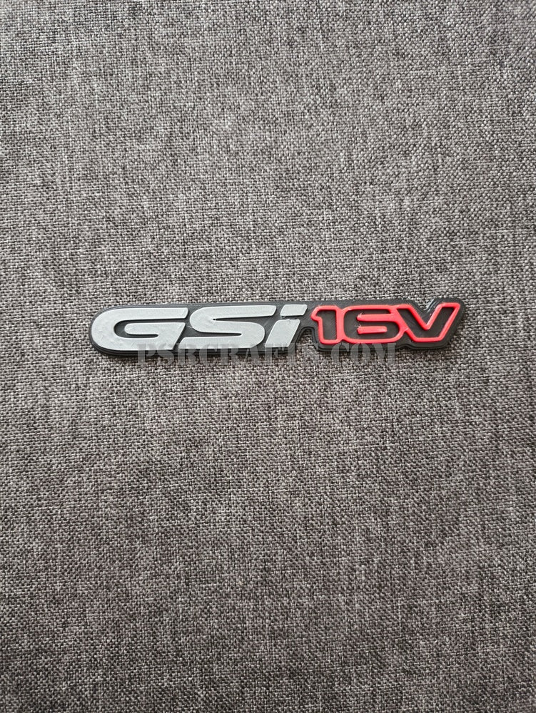 GSI 16V бадж за OPEL , 3Д принт, car part, auto accessory, replacement part, custom, 3D print