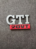 GTI 20VT бадж за VOLKSWAGEN (VW) GOLF 2 , 3Д принт, car part, auto accessory, replacement part, custom, 3D print