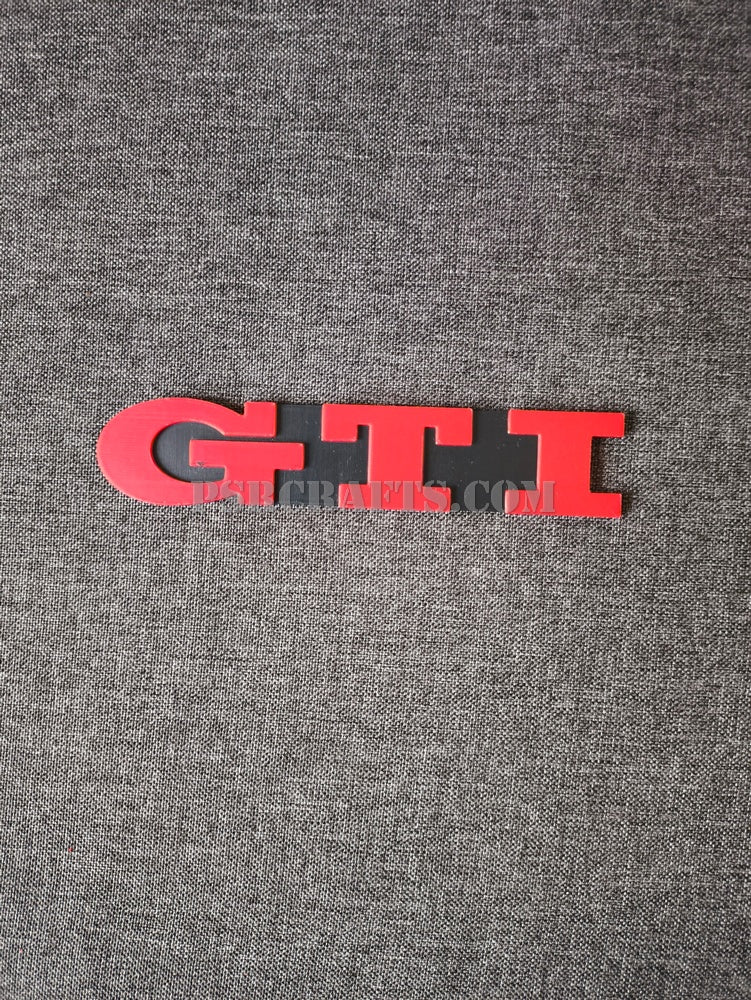 GTI бадж за VOLKSWAGEN (VW) GOLF 3 , 3Д принт, car part, auto accessory, replacement part, custom, 3D print