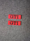 Комплект GTI баджове за лайстни на вратите на VOLKSWAGEN (VW) GOLF 2 , 3Д принт, car part, auto accessory, replacement part, custom, 3D print