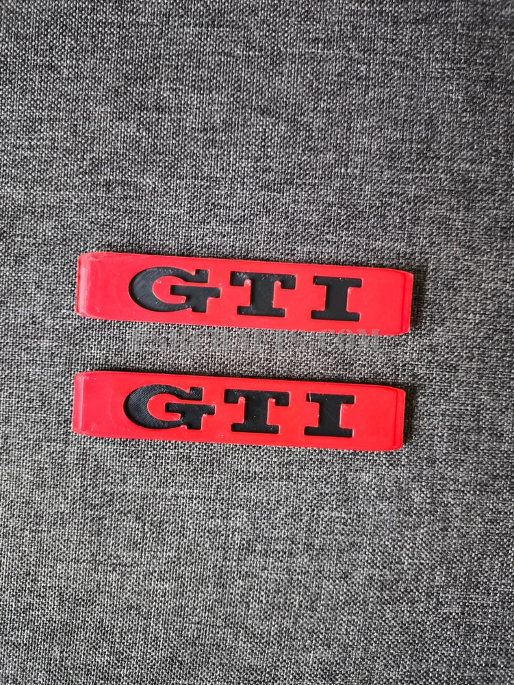 Комплект GTI баджове за лайстни на вратите на VOLKSWAGEN (VW) GOLF 3 , 3Д принт, car part, auto accessory, replacement part, custom, 3D print