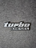 TURBO DIESEL бадж за VOLKSWAGEN (VW) GOLF 3 , 3Д принт, car part, auto accessory, replacement part, custom, 3D print