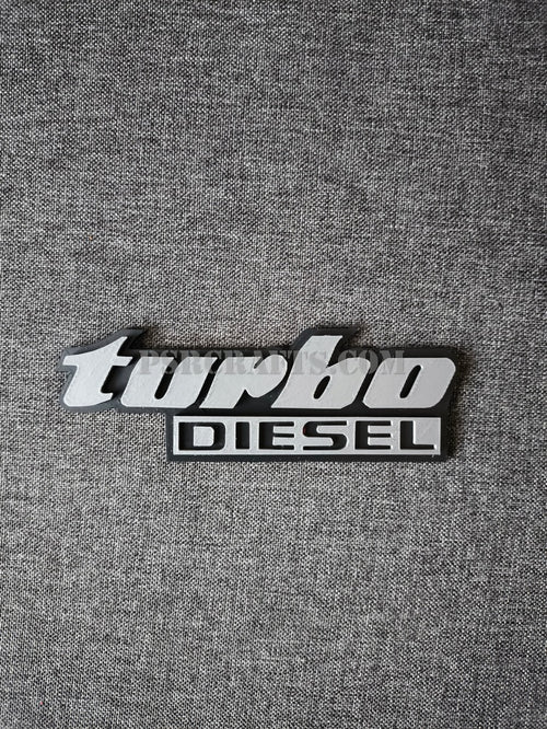 TURBO DIESEL бадж за VOLKSWAGEN (VW) GOLF 3 , 3Д принт, car part, auto accessory, replacement part, custom, 3D print