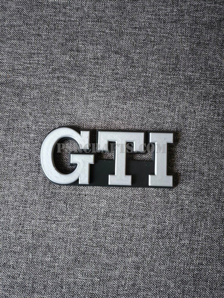 GTI бадж за VOLKSWAGEN (VW) GOLF 2 , 3Д принт, car part, auto accessory, replacement part, custom, 3D print