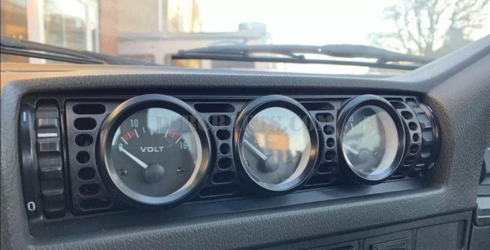 Тройна стойка за уреди на мястото на централния въздуховод на BMW E30-E36 COMPACT , 3Д принт, car part, auto accessory, replacement part, custom, 3D print