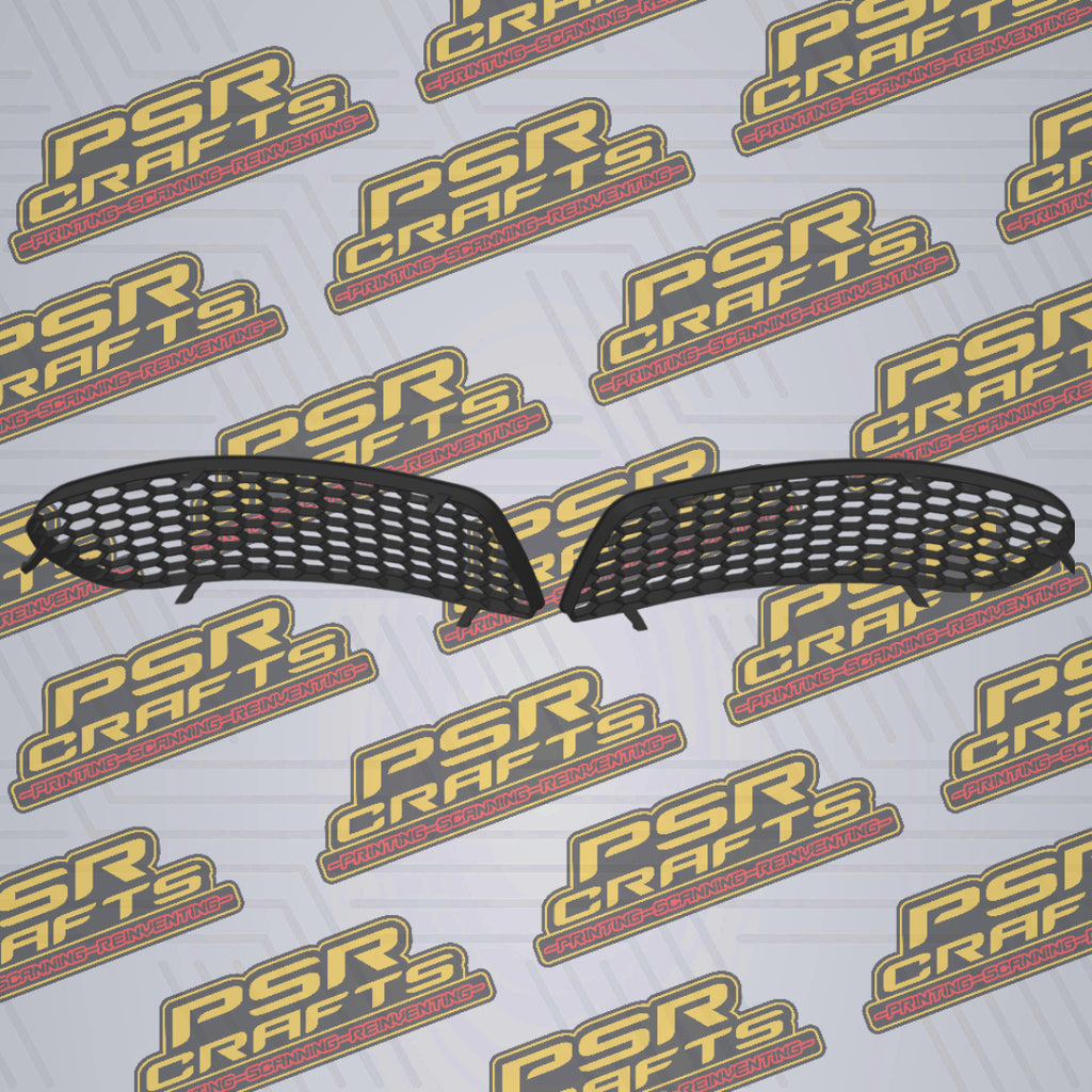 Решетки за халогените на SEAT LEON 1M CUPRA , 3Д принт, car part, auto accessory, replacement part, custom, 3D print