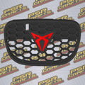 Средна решетка за SEAT LEON 1M CUPRA - ЧЕРВЕНО КУПРА ЛОГО , 3Д принт, car part, auto accessory, replacement part, custom, 3D print