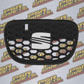Средна решетка за SEAT LEON 1M CUPRA - БЯЛО СЕАТ ЛОГО , 3Д принт, car part, auto accessory, replacement part, custom, 3D print