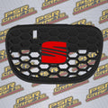 Средна решетка за SEAT LEON 1M CUPRA - ЧЕРВЕНО СЕАТ ЛОГО , 3Д принт, car part, auto accessory, replacement part, custom, 3D print