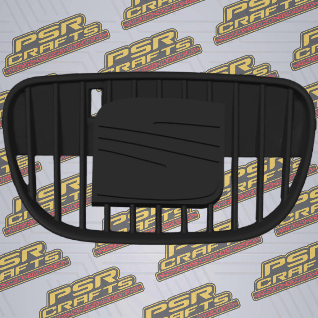 Средна решетка за SEAT LEON 1M CUPRA ЧЕРНО СЕАТ ЛОГО , 3Д принт, car part, auto accessory, replacement part, custom, 3D print