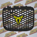Средна решетка за SEAT LEON 1M FR - ЖЪЛТО КУПРА ЛОГО , 3Д принт, car part, auto accessory, replacement part, custom, 3D print