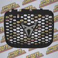 Средна решетка за SEAT LEON 1M FR - СРЕБРИСТО КУПРА ЛОГО , 3Д принт, car part, auto accessory, replacement part, custom, 3D print
