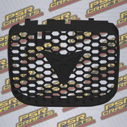 Средна решетка за SEAT LEON 1M FR - ЧЕРНО КУПРА ЛОГО , 3Д принт, car part, auto accessory, replacement part, custom, 3D print