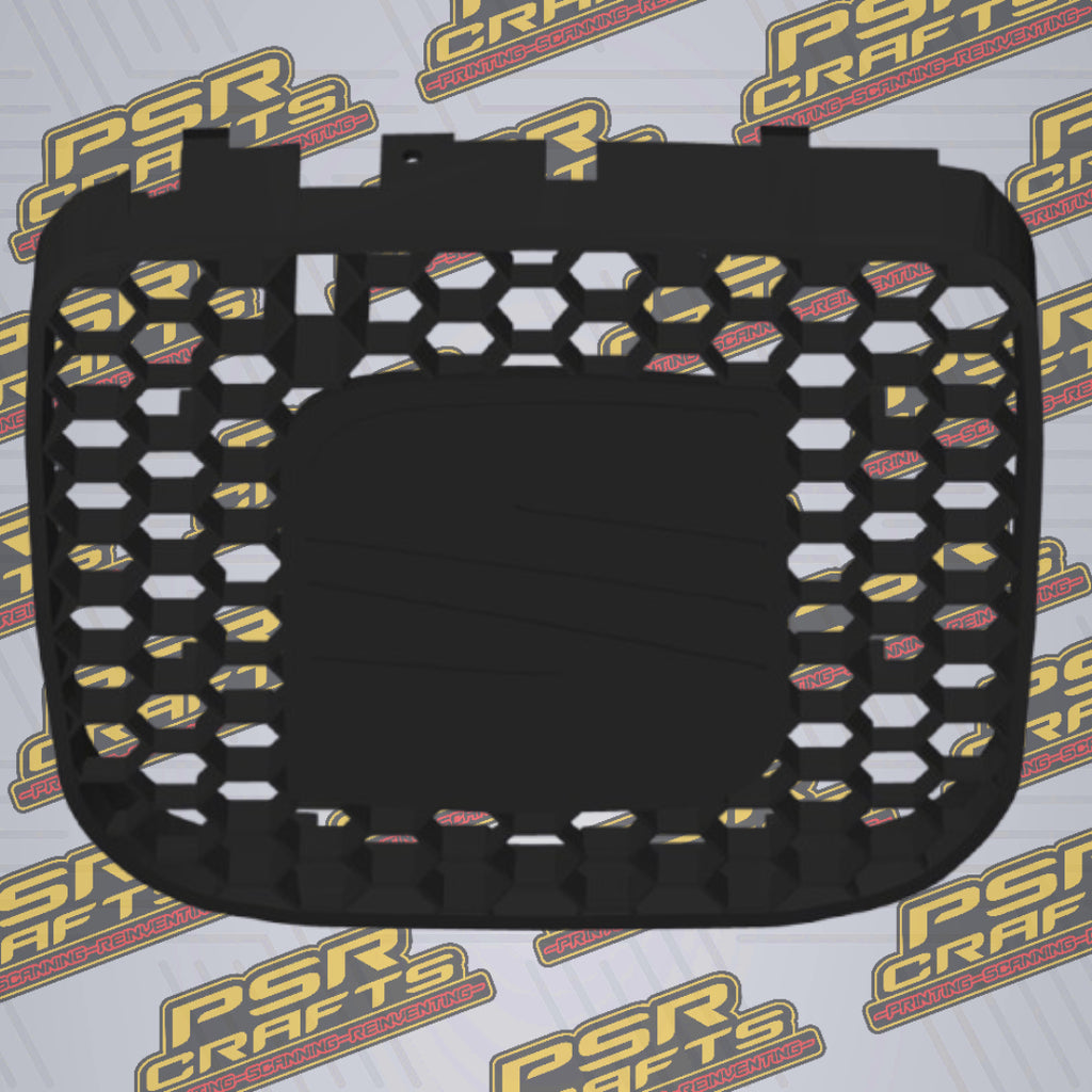 Средна решетка за SEAT LEON 1M FR - ЧЕРНО СЕАТ ЛОГО , 3Д принт, car part, auto accessory, replacement part, custom, 3D print