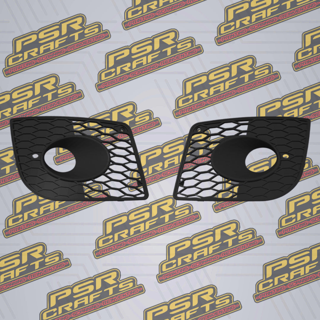 Решетки за халогените на SEAT LEON 2 1P FR , 3Д принт, car part, auto accessory, replacement part, custom, 3D print