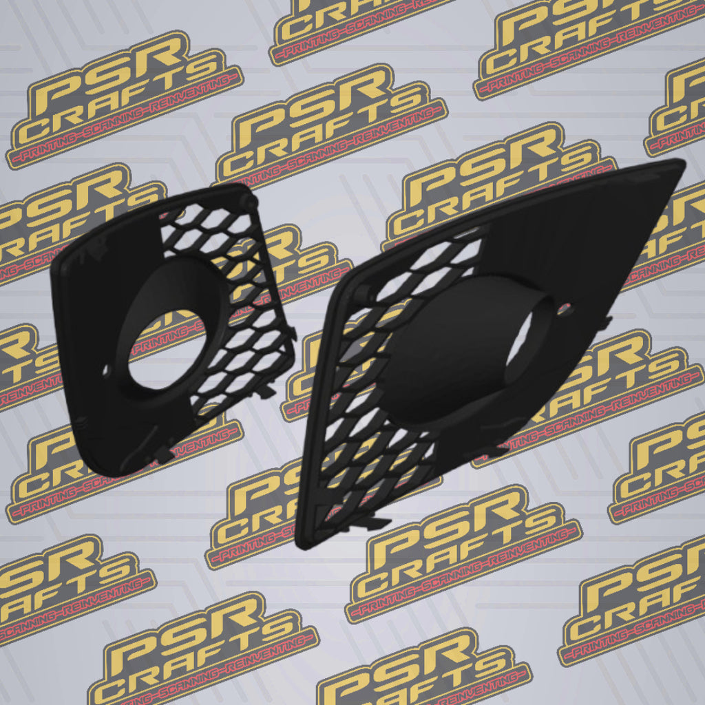 Решетки за халогените на SEAT LEON 2 1P FR , 3Д принт, car part, auto accessory, replacement part, custom, 3D print