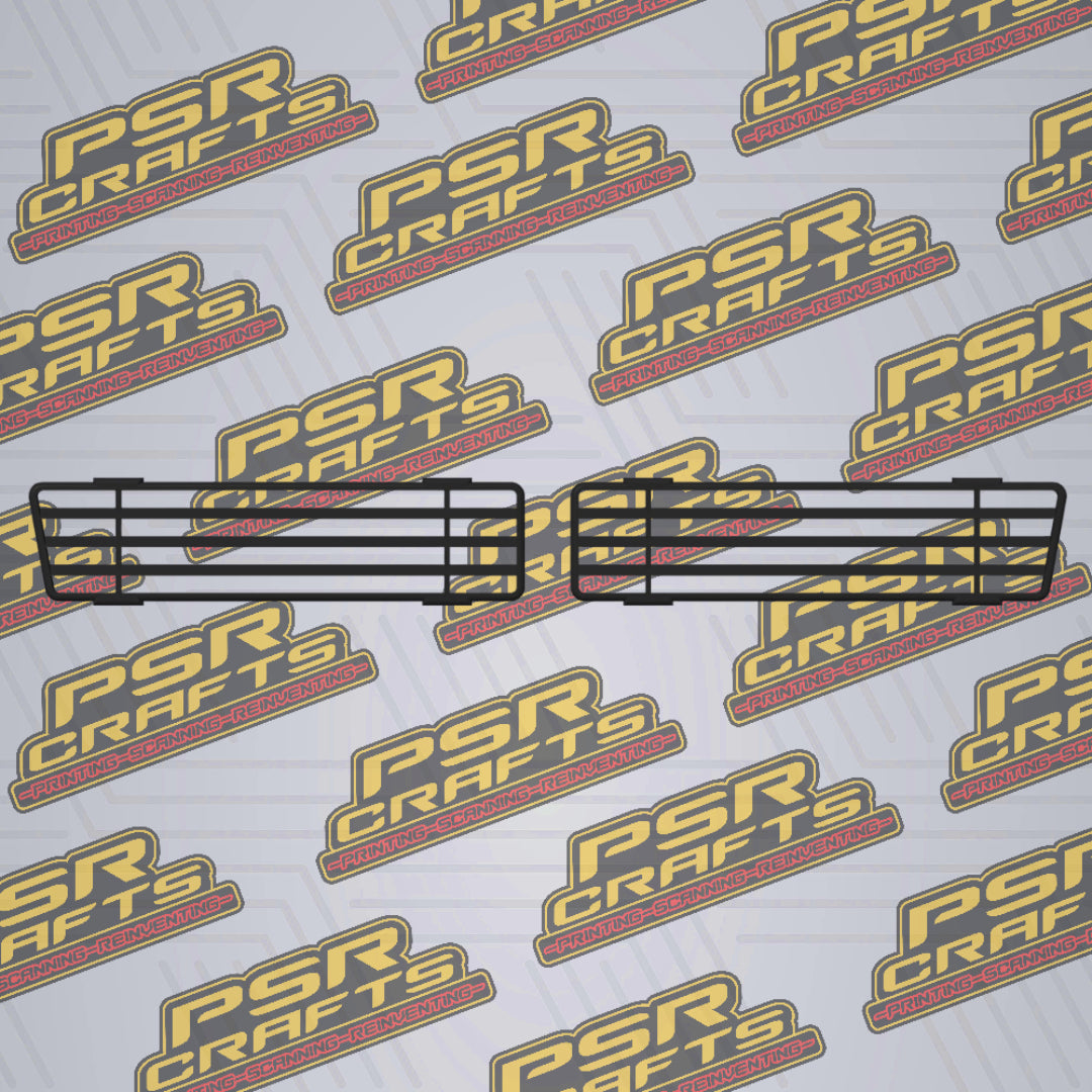 Решетки за мигач на ШИРОКА броня на VOLKSWAGEN (VW) GOLF 2 - линии , 3Д принт, car part, auto accessory, replacement part, custom, 3D print
