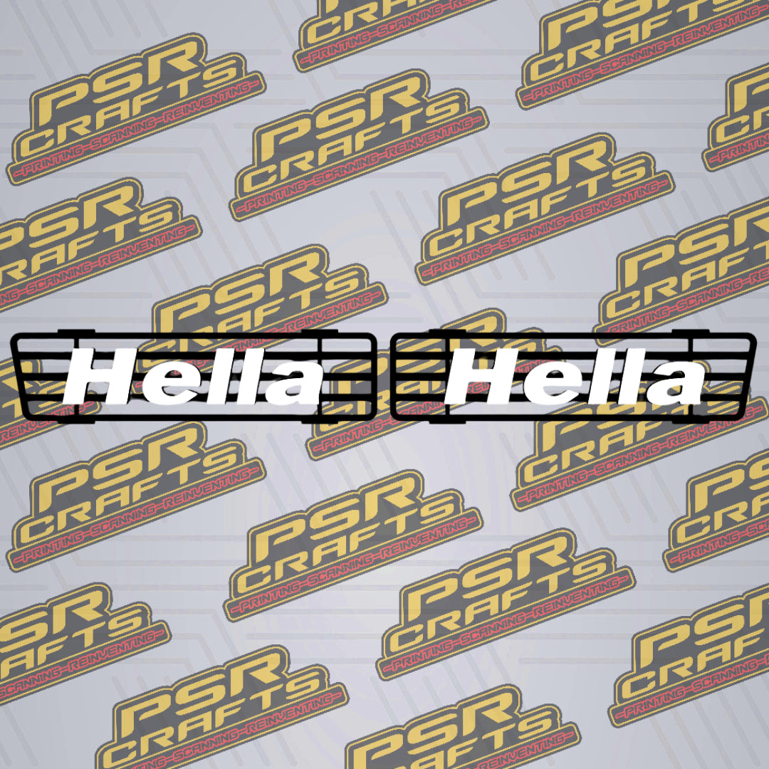 Решетки за мигач на ШИРОКА броня на VOLKSWAGEN (VW) GOLF 2 - HELLA линии , 3Д принт, car part, auto accessory, replacement part, custom, 3D print