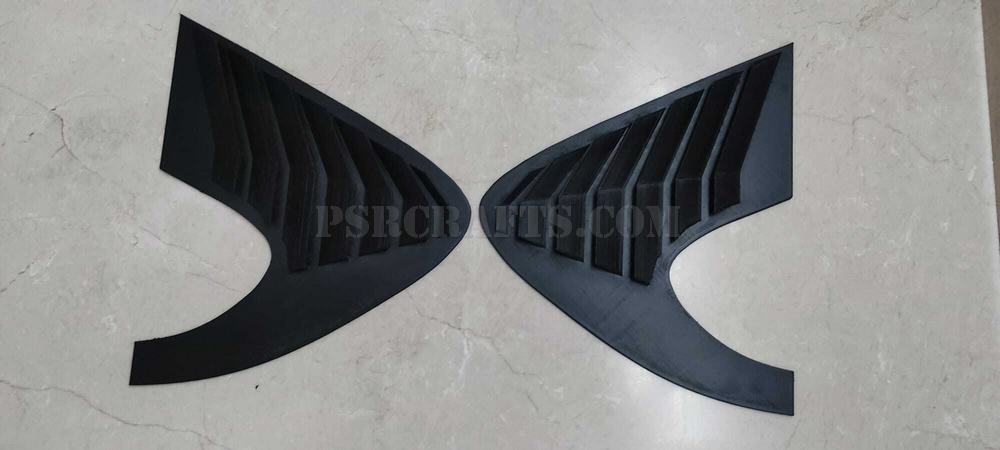 Комплект дифузьори за задeн прозорец на SEAT LEON 2 1P Дифузьор , 3Д принт, car part, auto accessory, replacement part, custom, 3D print