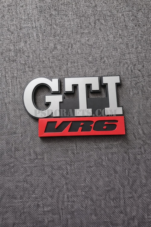 GTI VR6 бадж за VOLKSWAGEN (VW) GOLF 2 , 3Д принт, car part, auto accessory, replacement part, custom, 3D print