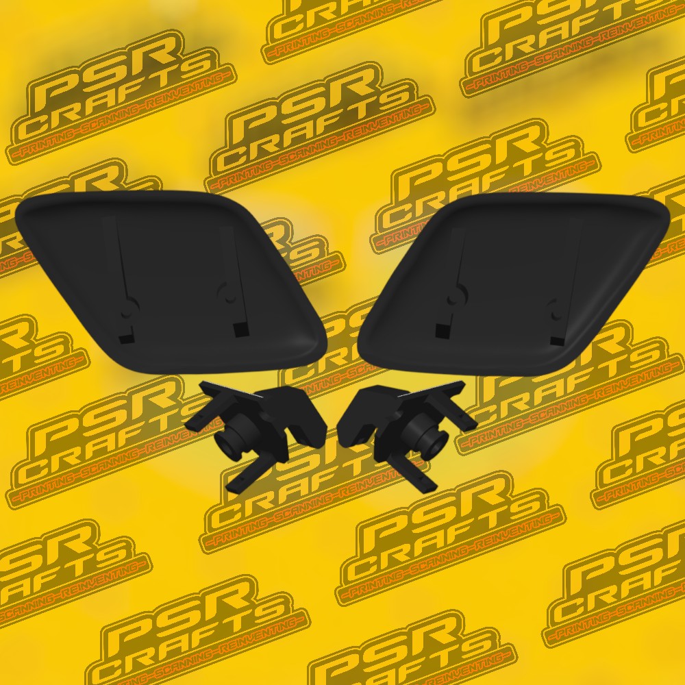 Капачки за пръскалките на фаровете на MITSUBISHI OUTLANDER 1 2004-2005 FACELIFT , 3Д принт, car part, auto accessory, replacement part, custom, 3D print