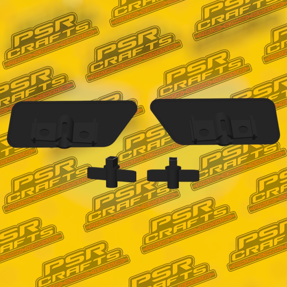 Капачки за пръскалките на фаровете на MITSUBISHI OUTLANDER 2-XL 2006-2010 , 3Д принт, car part, auto accessory, replacement part, custom, 3D print