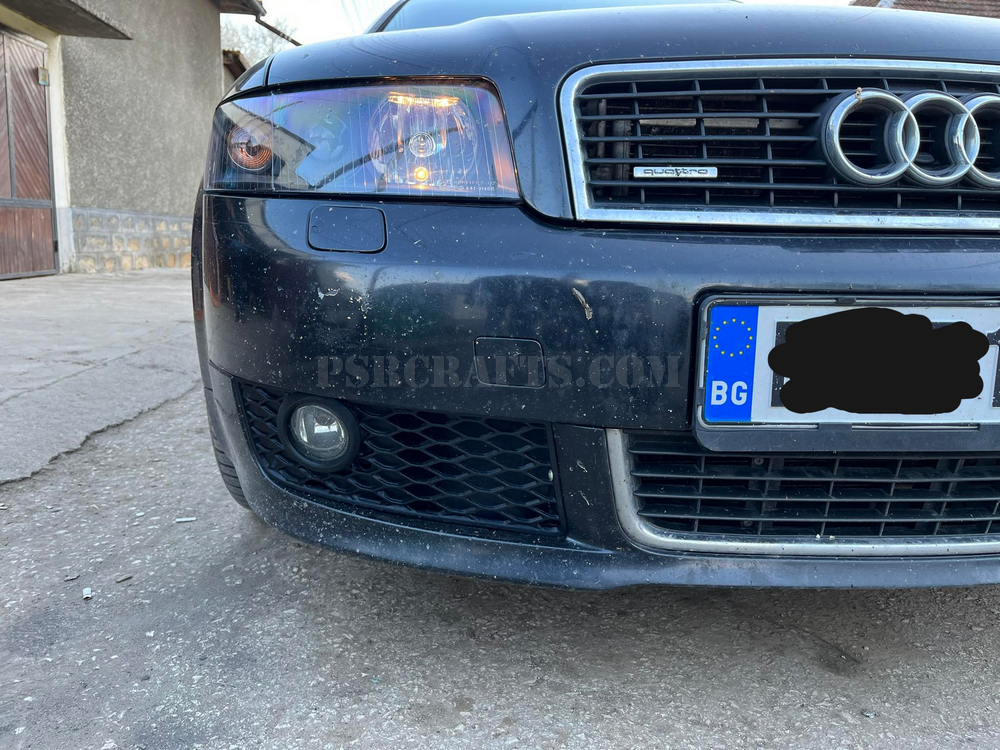 Решетки за халогените на AUDI A4 B6 S-LINE , 3Д принт, car part, auto accessory, replacement part, custom, 3D print