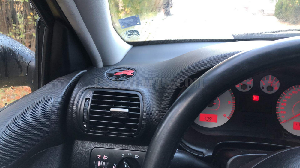 Комплект уникални въздуховоди на табло за SEAT LEON 1M-TOLEDO-IBIZA с лого FR , 3Д принт, car part, auto accessory, replacement part, custom, 3D print