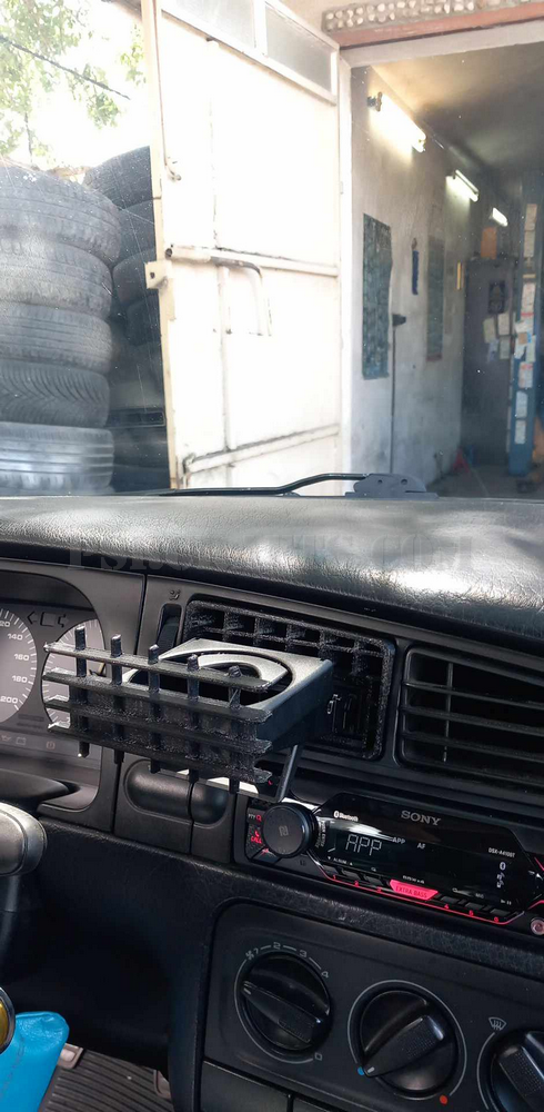 Поставка за чаша във въздуховода на VOLKSWAGEN (VW) GOLF 3 , 3Д принт, car part, auto accessory, replacement part, custom, 3D print