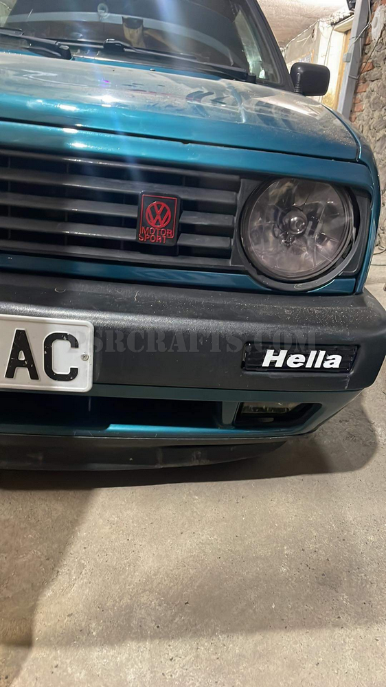 Решетки за мигач на ШИРОКА броня на VOLKSWAGEN (VW) GOLF 2 - HELLA линии , 3Д принт, car part, auto accessory, replacement part, custom, 3D print